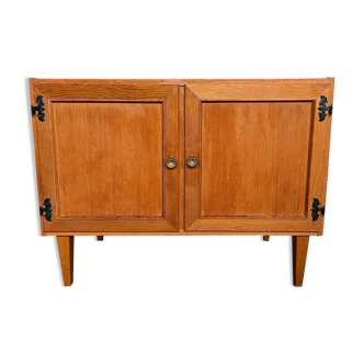 Vintage sideboard in light oak 1960