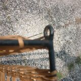 Wicker wall coat-hanger 1960