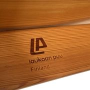 Vintage set of four dining room chairs Finnish Design Laukaan Puu
