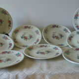 9 dessert plates Pillivuyt Model ORIENT
