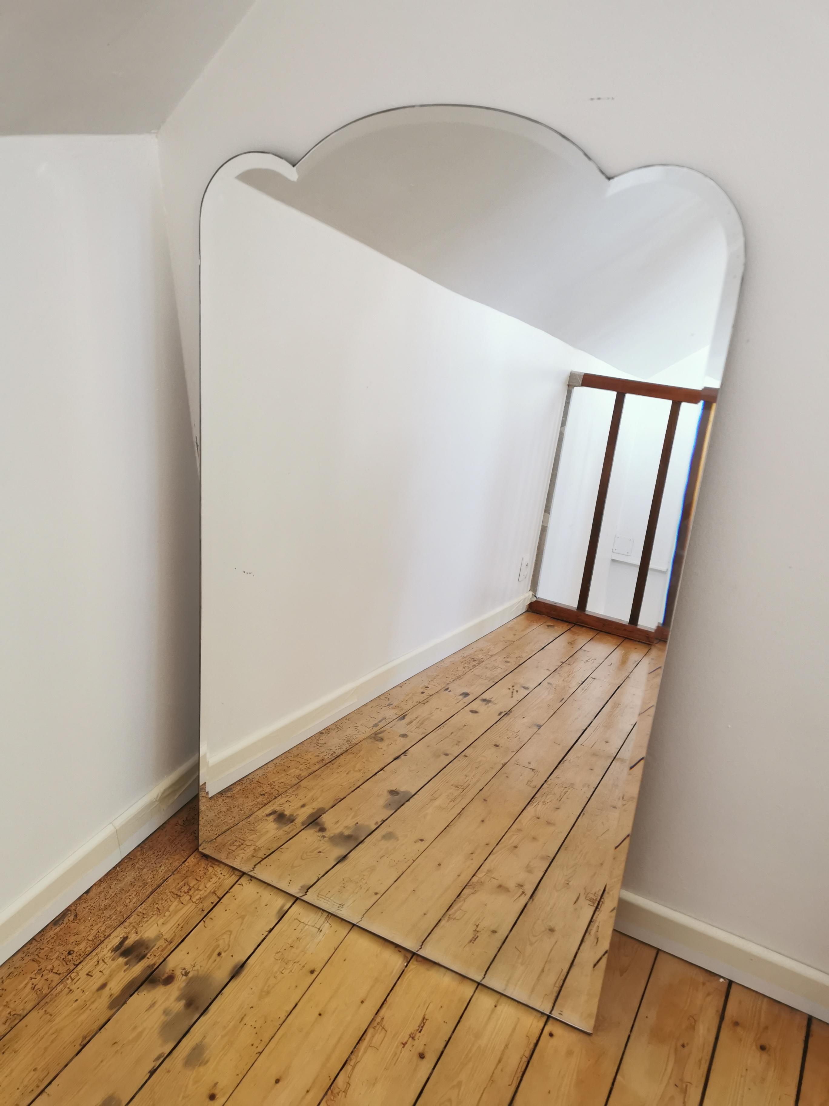 Art Deco beveled mirror