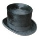 London top hat in mole hair