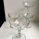 Lot de 4 coupes à champagne en cristal