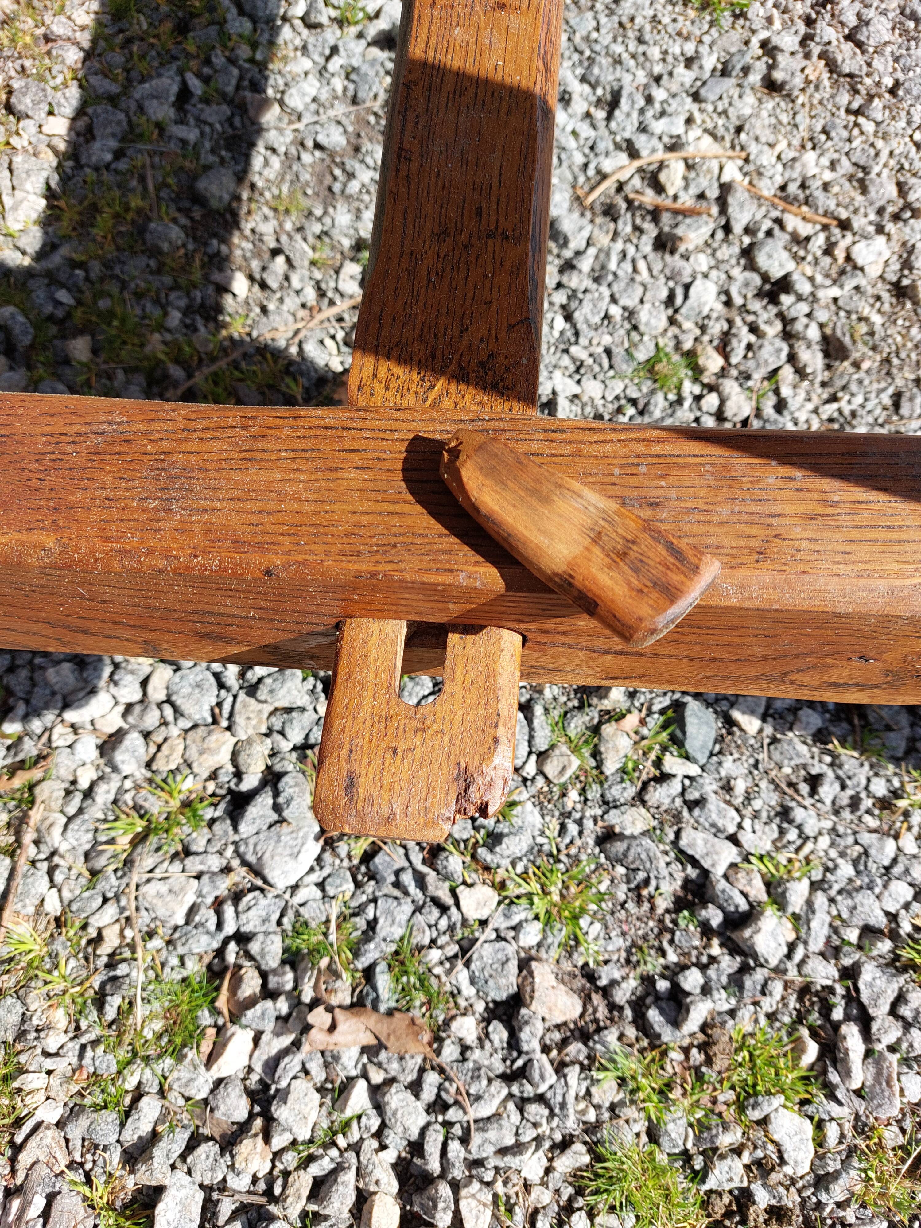 farm table with extensions, solid wood