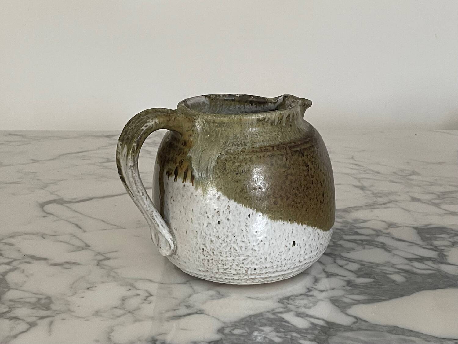 Glazed ceramic pitcher by Édouard Chapallaz 1970
