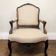 Fauteuil à la reine, style Louis XV, XIXème siècle
