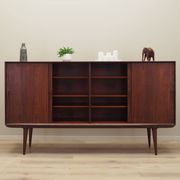 Rosewood highboard, Danish design, 1970s, manufacturer: Omann Jun