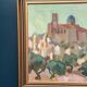 Original  Swedish Oil on Canvas – “Southern City” by Bengt Ellis, Signed