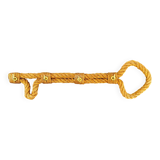 Vintage rope coat hook by designers Audoux Minet