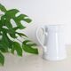 Water pitcher, white porcelain, 1960s vintage German