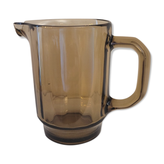 70's glass pitcher
