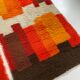 Ensemble de 2 tapis multicolores à poils hauts Rya par Desso, Pays-Bas, années 1970