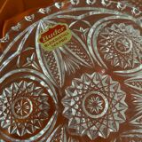 Set of 3 BUDER chiseled crystal serving dishes