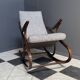 Fauteuil à bascule par TON / Thonet années 1960