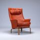 Arne Norell “Pilot” leather armchair