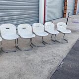 Six Sabrina model chairs by Gastone Rinaldi for Rima circa 1970