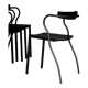 Suite de  4 chaises "Rio" par Pascal Mourgue pour Artelano