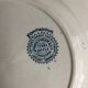 Lot of 3 flat plates in earthenware Choisy the King Iron Earth model Pompadour