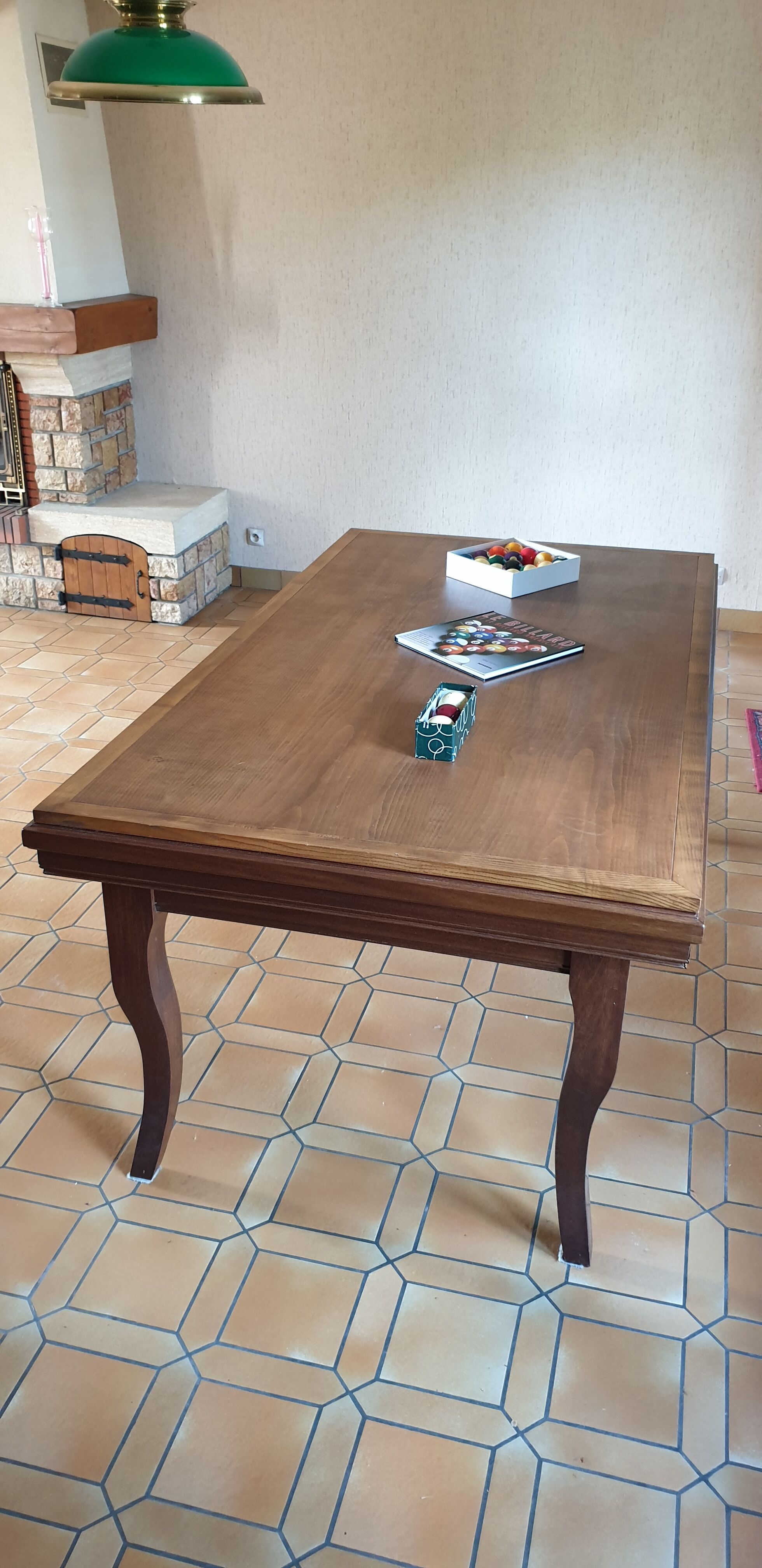 French and American table billard