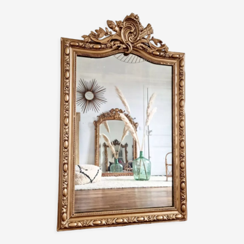 Miroir ancien Napoléon III 83x132cm