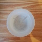 Vintage white wood candle holder