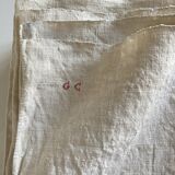 Nappe de ferme de réserve en lin brut 19e L260cm