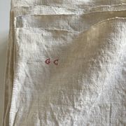 Nappe de ferme de réserve en lin brut 19e L260cm