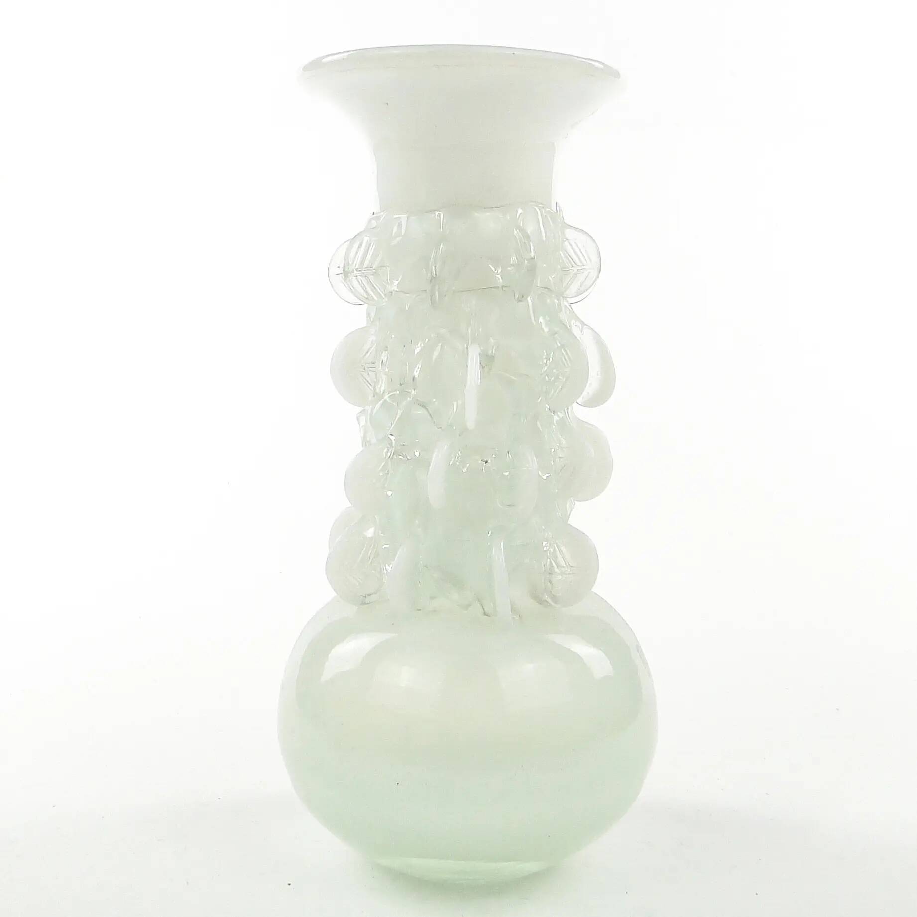 Bride vase, modernism, glass, designed by J. Słuczan-Orkusz, Poland, 1970s