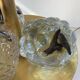 Le Dauphin Pair of Frugiere Lamps 1960-1970 Fruit Crystal Hollywood Re