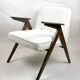 Fauteuil beige Bunny de Józef Chierowski, années 1970