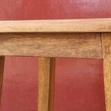 High wooden stool, workshop, vintage, 1950s