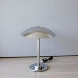 Aluminor chrome mushroom lamp art Deco style