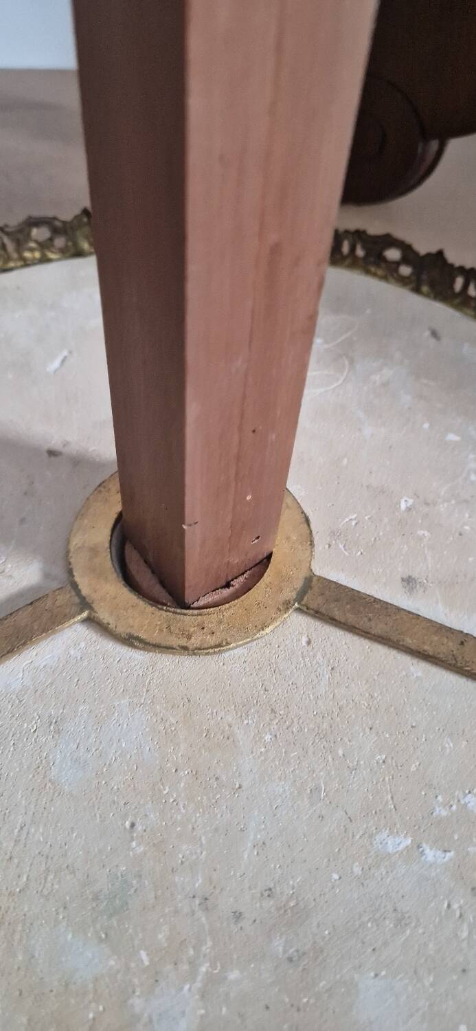 Louis xvi style high pedestal table