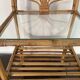 Boho vintage rattan side or bedside table