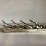 Haceka style coat rack with 5 adjustable hooks E