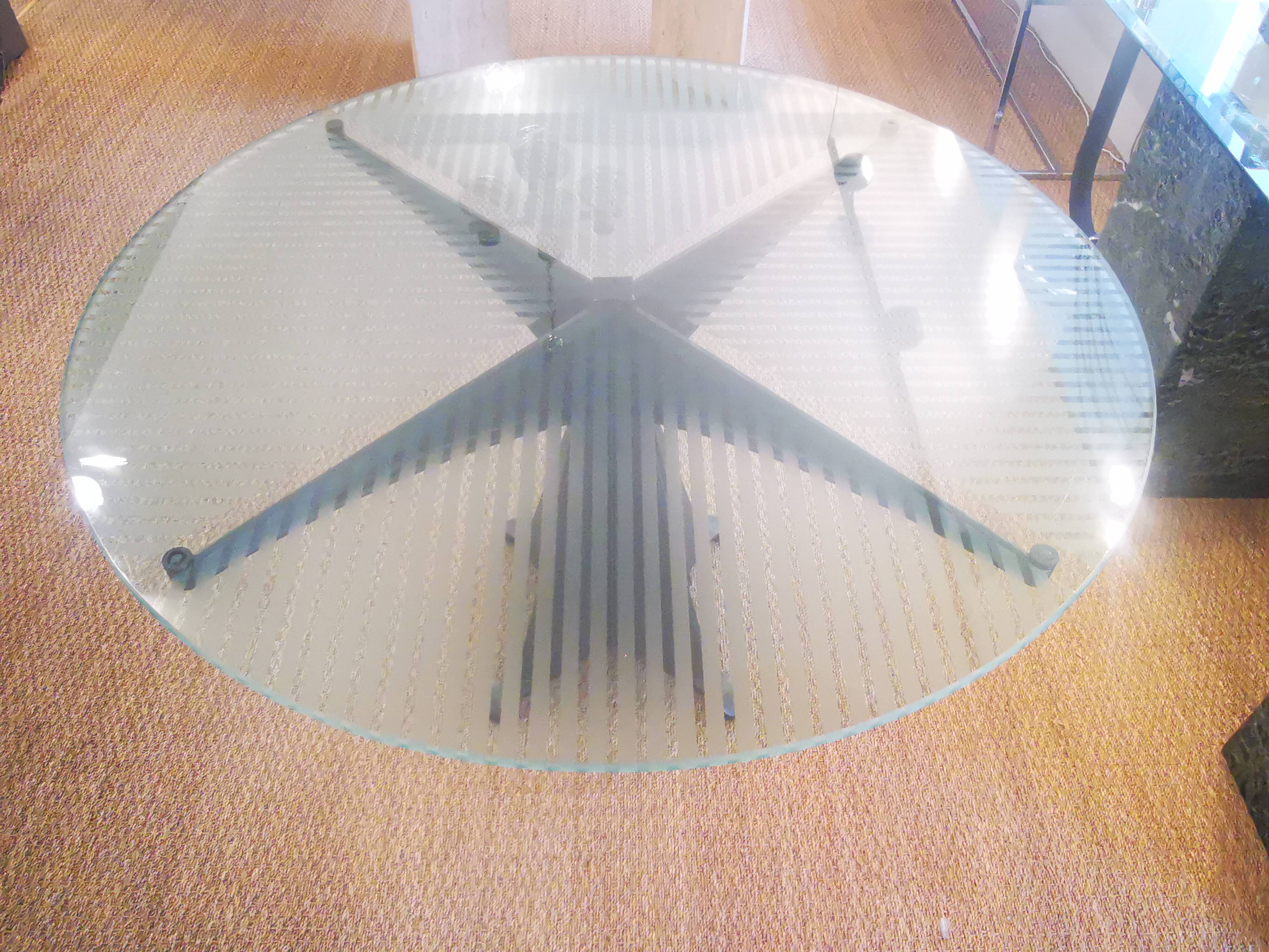 "Alada" designer dining table, Oscar TUSQUETS - 1980s