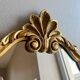 Vintage baroque style gilded mirror