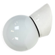 Vintage White Porcelain Wall Light, 1970s