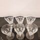 6 verres en cristal estampillé baccarat