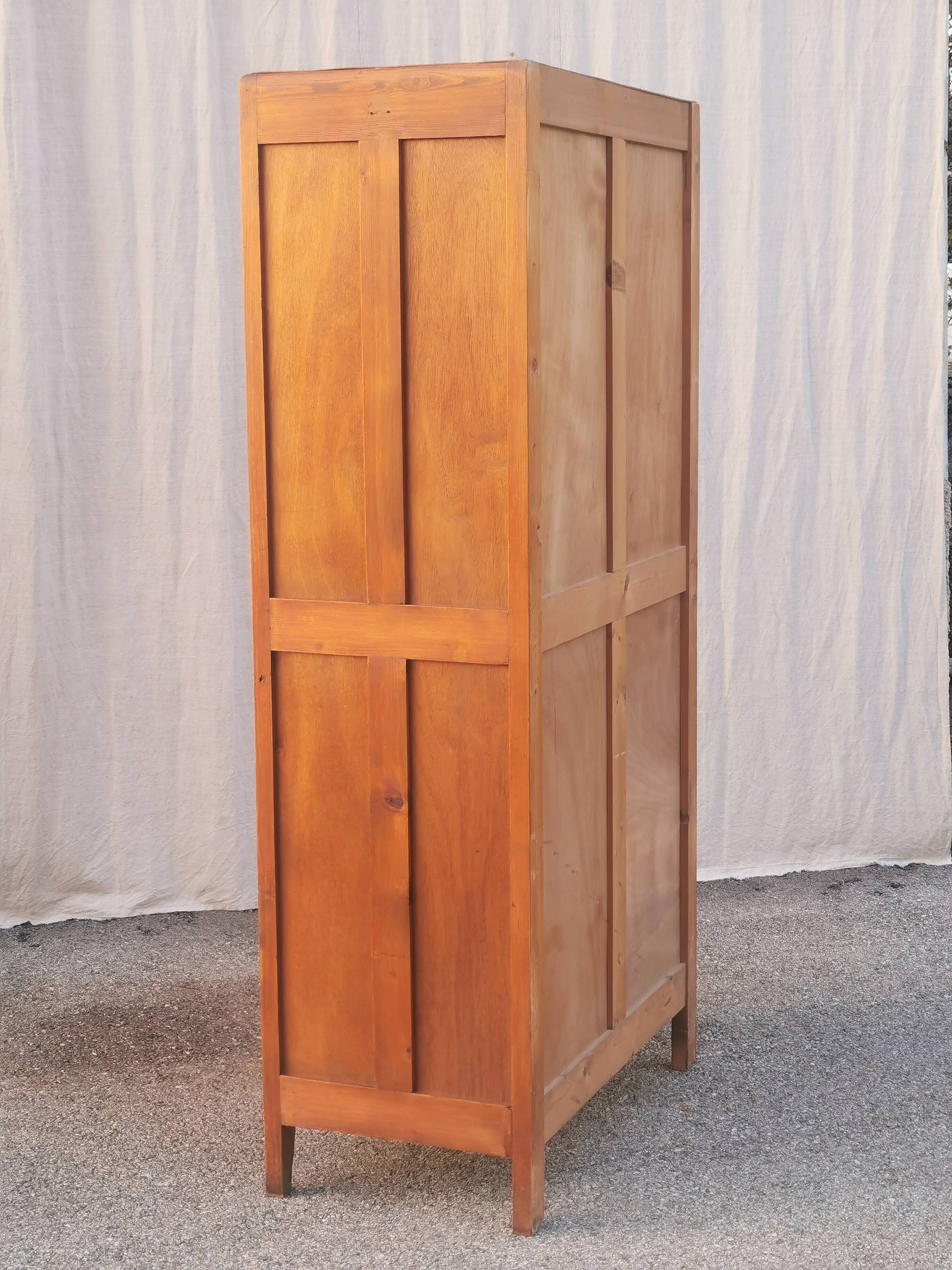 Vintage wardrobe with 2 doors