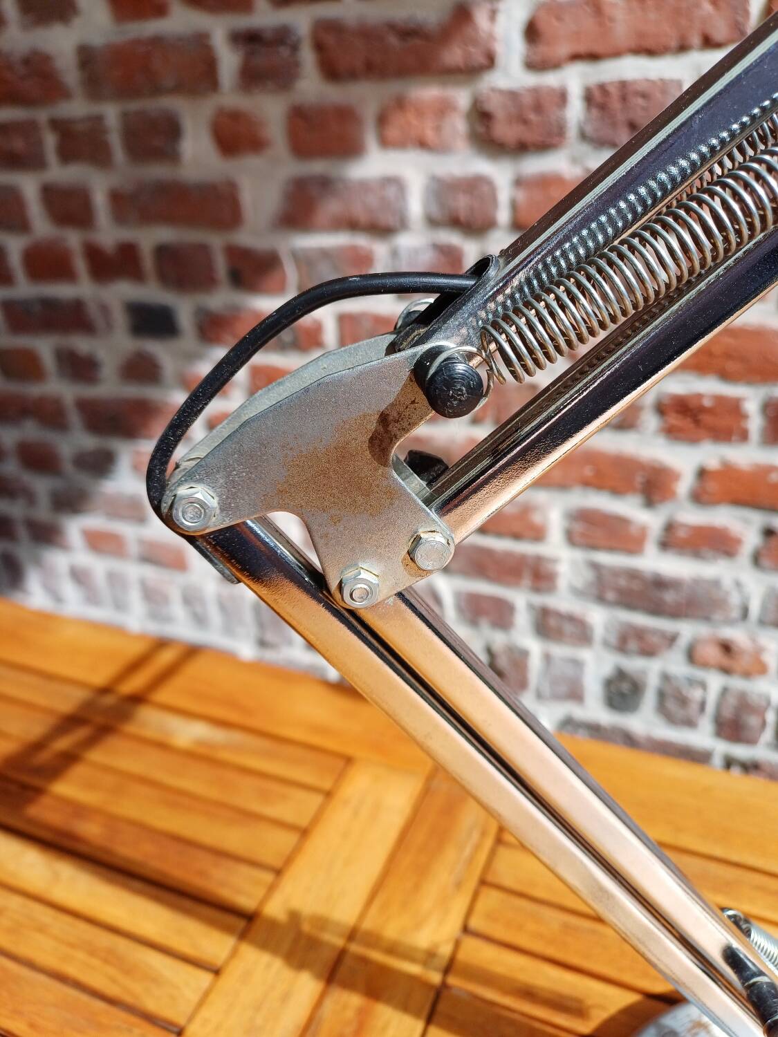 Aluminor lamp in chrome metal 80's