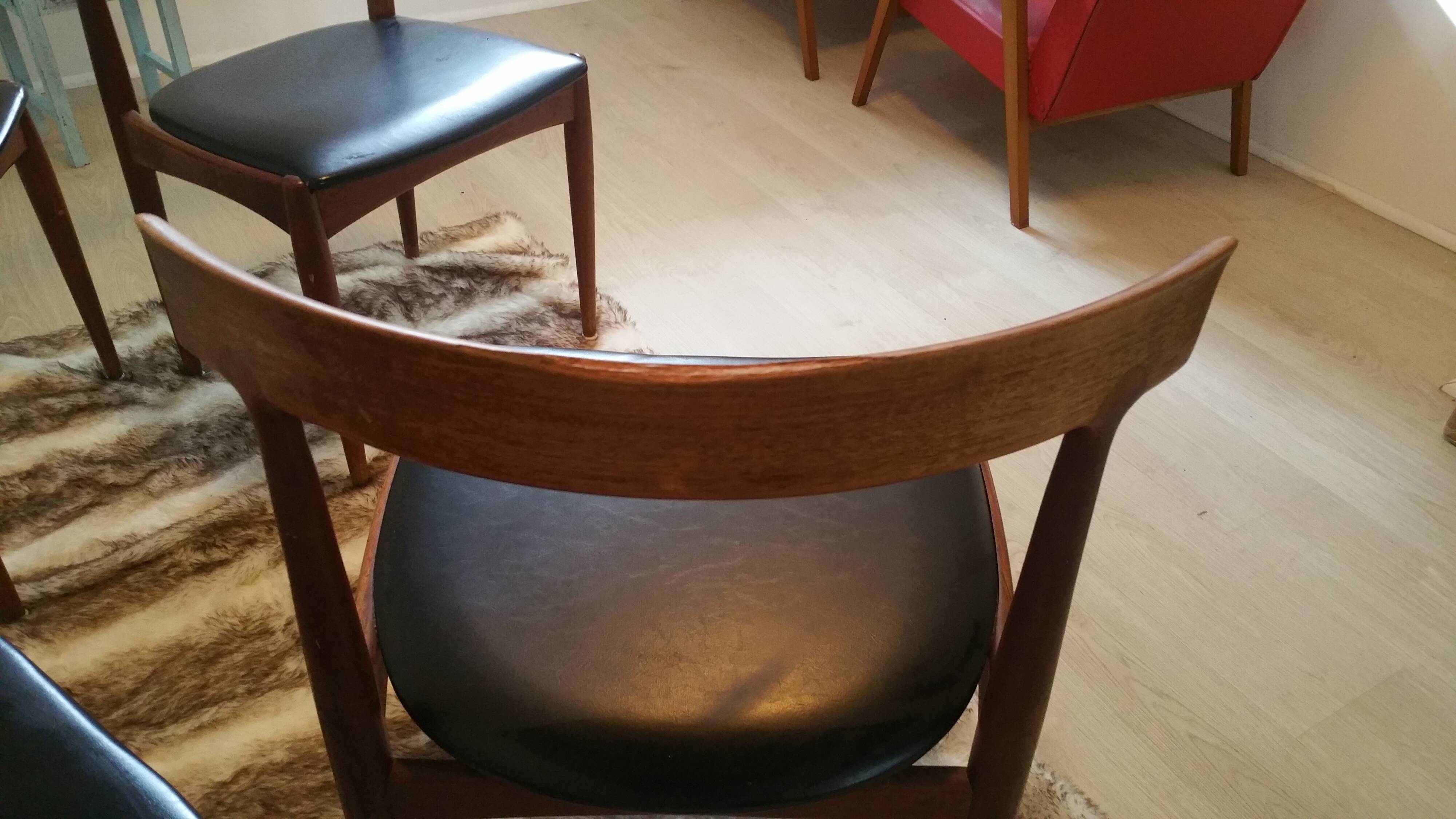 Set of 4 lounge chairs by Johannes Andersen for Denmark, 1960 s