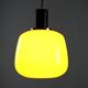 Vintage metal and glass pendant light design Italy 1960s