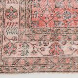 7x11 Pale Red Classic Vintage Rug, 204x335Cm