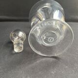 Saint Louis service Azur plain stamped decanter