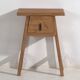 Ensemble de tables de chevet en bois massif. Ensemble de 2 pièces