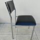 Vintage LAFARGUE chair, 1970s design, chrome.