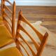 Suite de 4 chaises scandinave 1960s