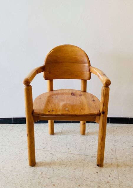 Rainer Daumiller armchair in solid pine