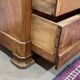 Commode Louis Philippe fin XIXème en noyer et sapin